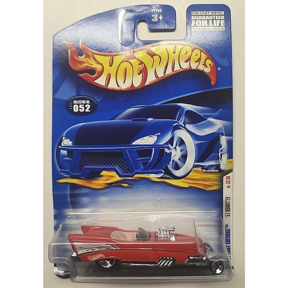 2001 - Hot‎ Wheels 1957 Red Roaster First Edition #052 HW7